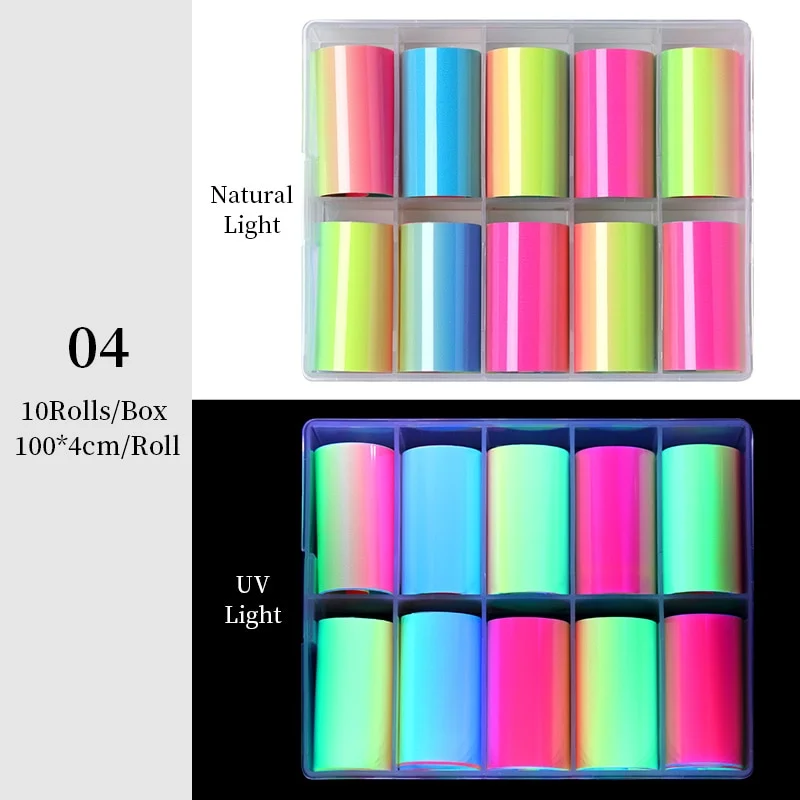 Flower Nail Art Transfer Foil Sticker Mable Series Paper Wraps Adhesive Decals Nails Decoration Accessories For Nails DIY Design-Nail Inspo