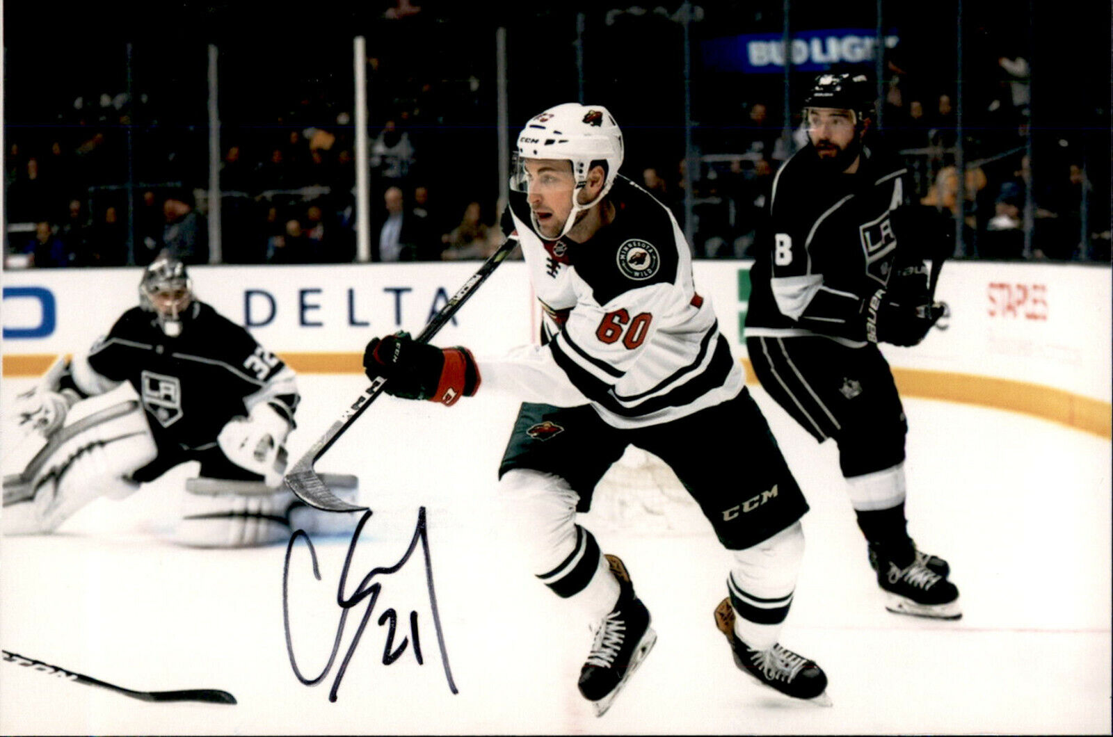 Carson Soucy SIGNED autographed 4x6 Photo Poster painting MINNESOTA WILD / SEATTLE KRAKEN #6