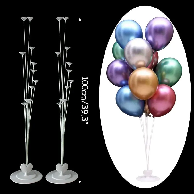 7Tubes Balloons Stand Balloon Holder Column Confetti Balloon Baby Shower Kids Birthday Party Wedding Decoration Supplies
