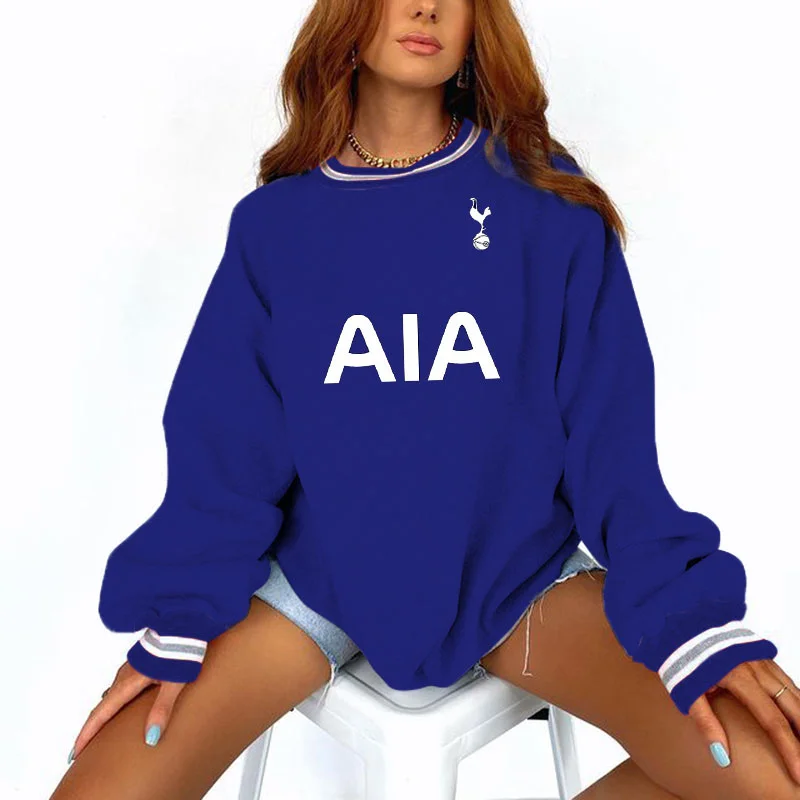 Women's Support TH Football Print Sweatshirt