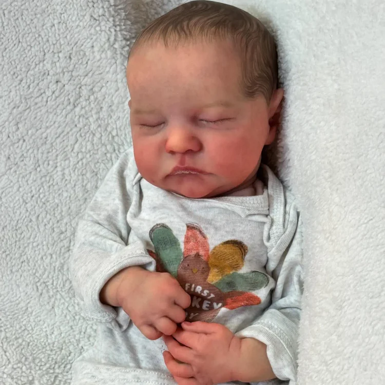 [New] 20" Sleeping Reborn Boy Cute Truly Handmade Reborn Doll Devina：Realistic Reborn Baby Dolls By Rsgdolls®
