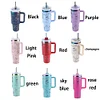 Stainless Steel Vacuum Insulated Tumbler 40oz Thermal Iced Travel Cup with Straw
