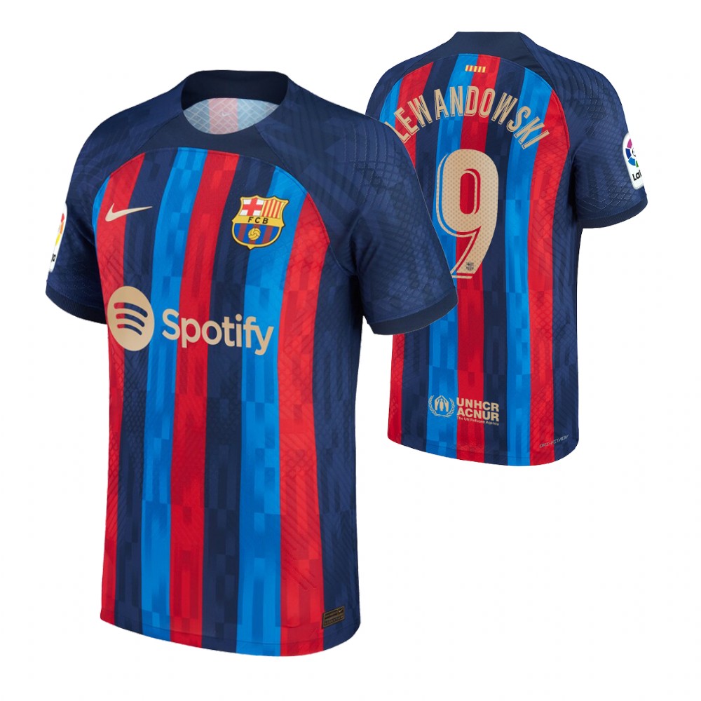 Maillot Fc Barcelone Robert Lewandowski 9 Domicile 2022 2023