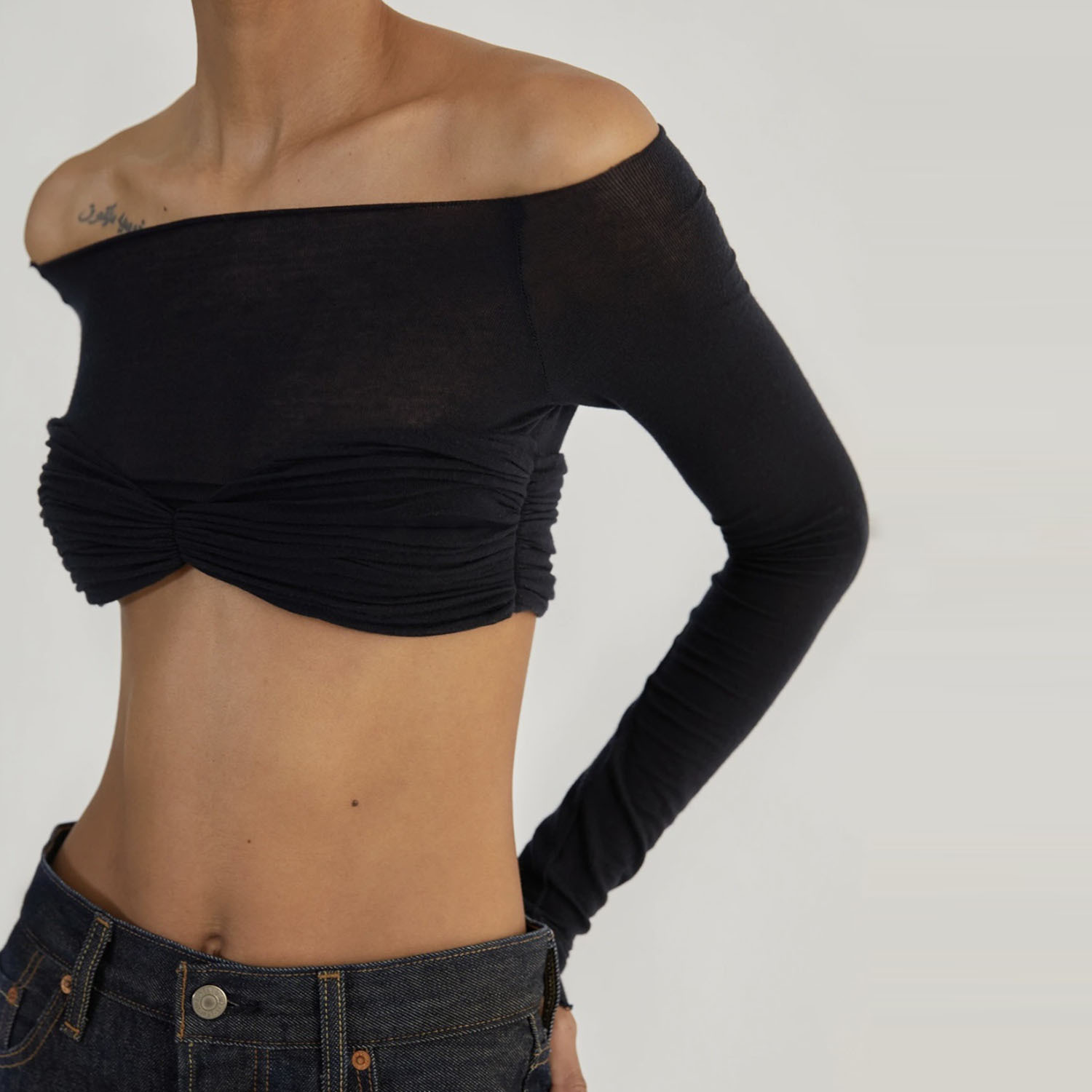 Ootddress Sheer Sexy Bodysuit Lingerie Mesh See-Through Body Tops Women 2025 New Long Sleeve Twist Wrap Backless Top Tees Bodysuits