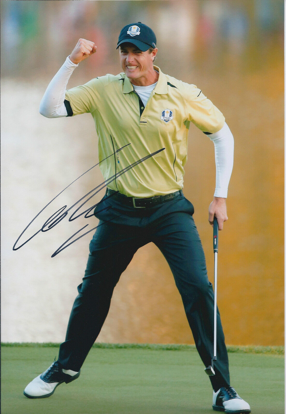 Nicolas COLSAERTS SIGNED Autograph 12x8 Photo Poster painting AFTAL COA 2012 Ryder Cup MEDINAH