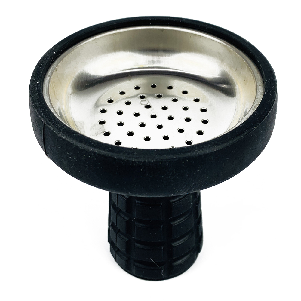 

Silicone Hookah Bowl Shisha Tobacco Holder For Narghile Burner, Black, 501 Original