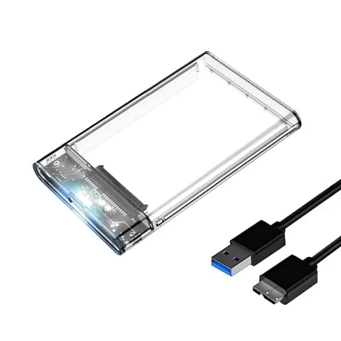 pornhint Pornhint UTHAI G06 USB3.0/2.0 HDD Enclosure 2.5inch Serial Port SATA SSD Hard Drive Case Support 6TB transparent Mobile External HDD Case