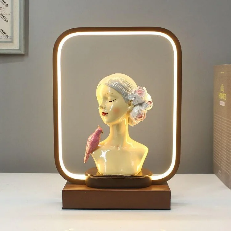 LED Cartoon Girl Lamp