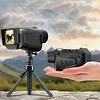 4K Infrared Night Visions Device Rechargeable Outdoor HD Telescope Camera with 2.8 Inch Large Screen 18X Digital Zoom Night Visions Monocular Outdoor Exploration & Camping Gear Gifts for Men