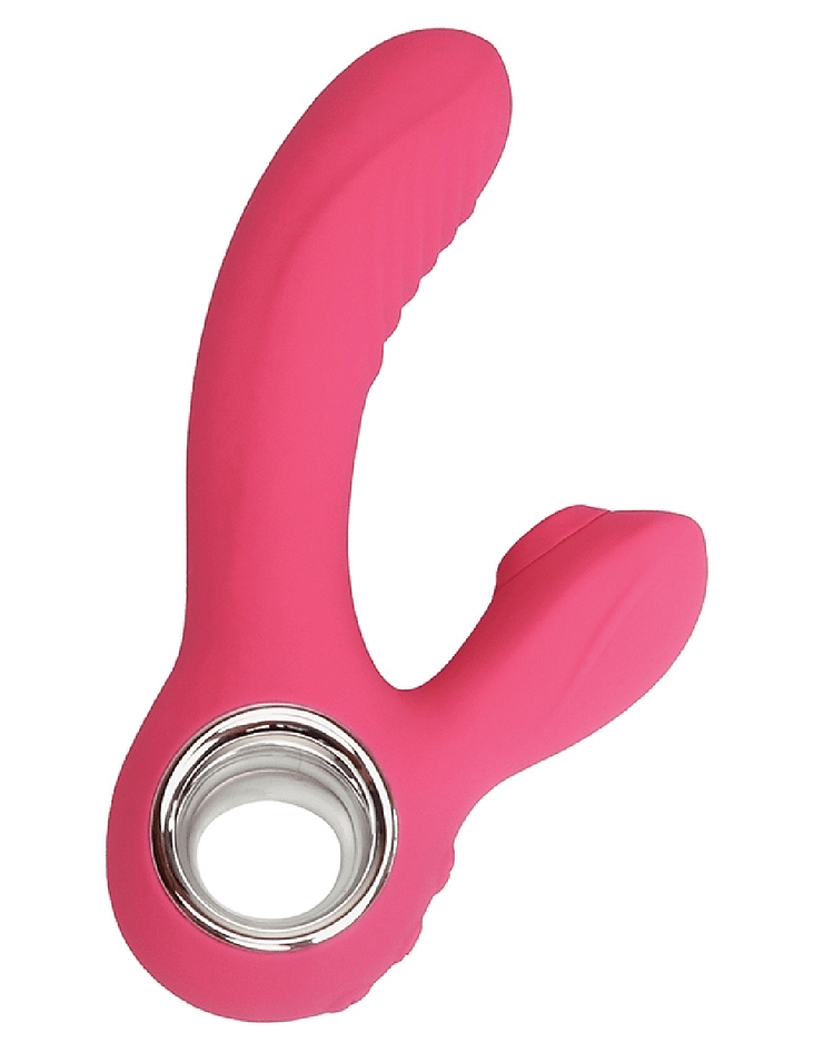 Pornhint Beso G Warming Clitoral Pressure Wave & G-Spot Vibrator - Pink