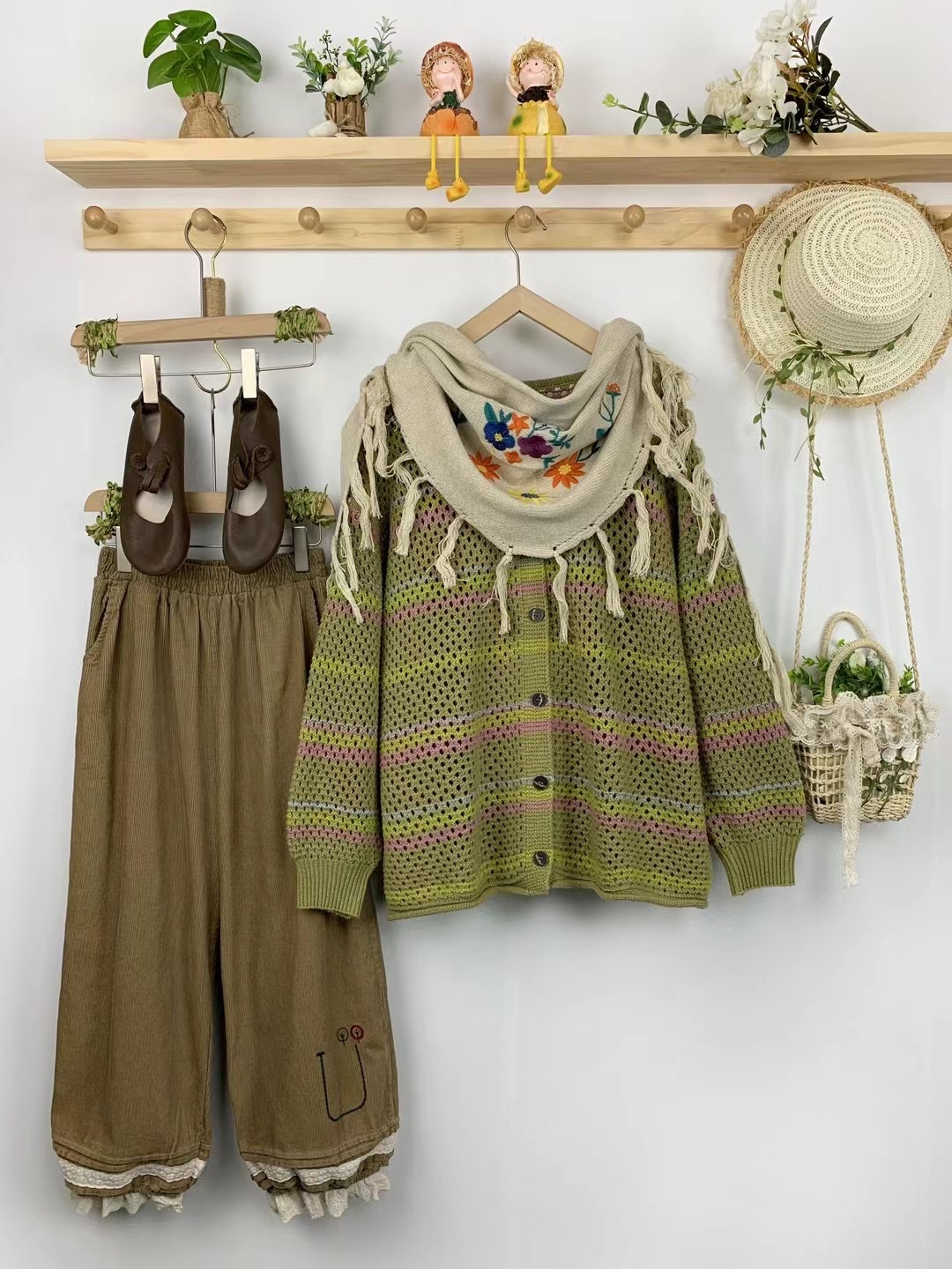 Chicfifth Sweater Women Winter Long Sleeve High Quality Autumn Vintage Top Knitted Cardigan