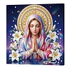 uk.everydayedeals DIY Pearl Painting With Frame - Handmade Self-Adhesive Pearls - Lady(25*25cm)