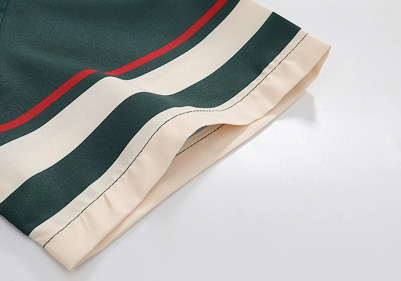 Casablanca 2023SS New Product Silk Short Sleeve Shirt