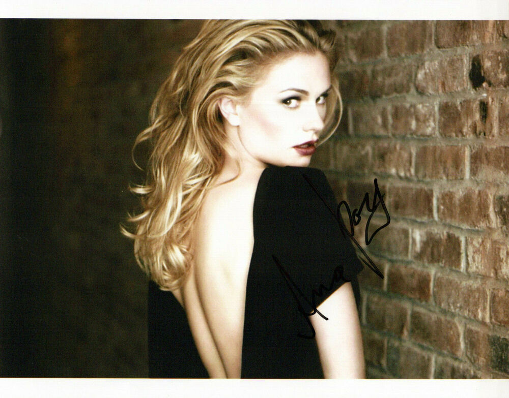 Anna Paquin glamour shot autographed Photo Poster painting signed 8x10 #3