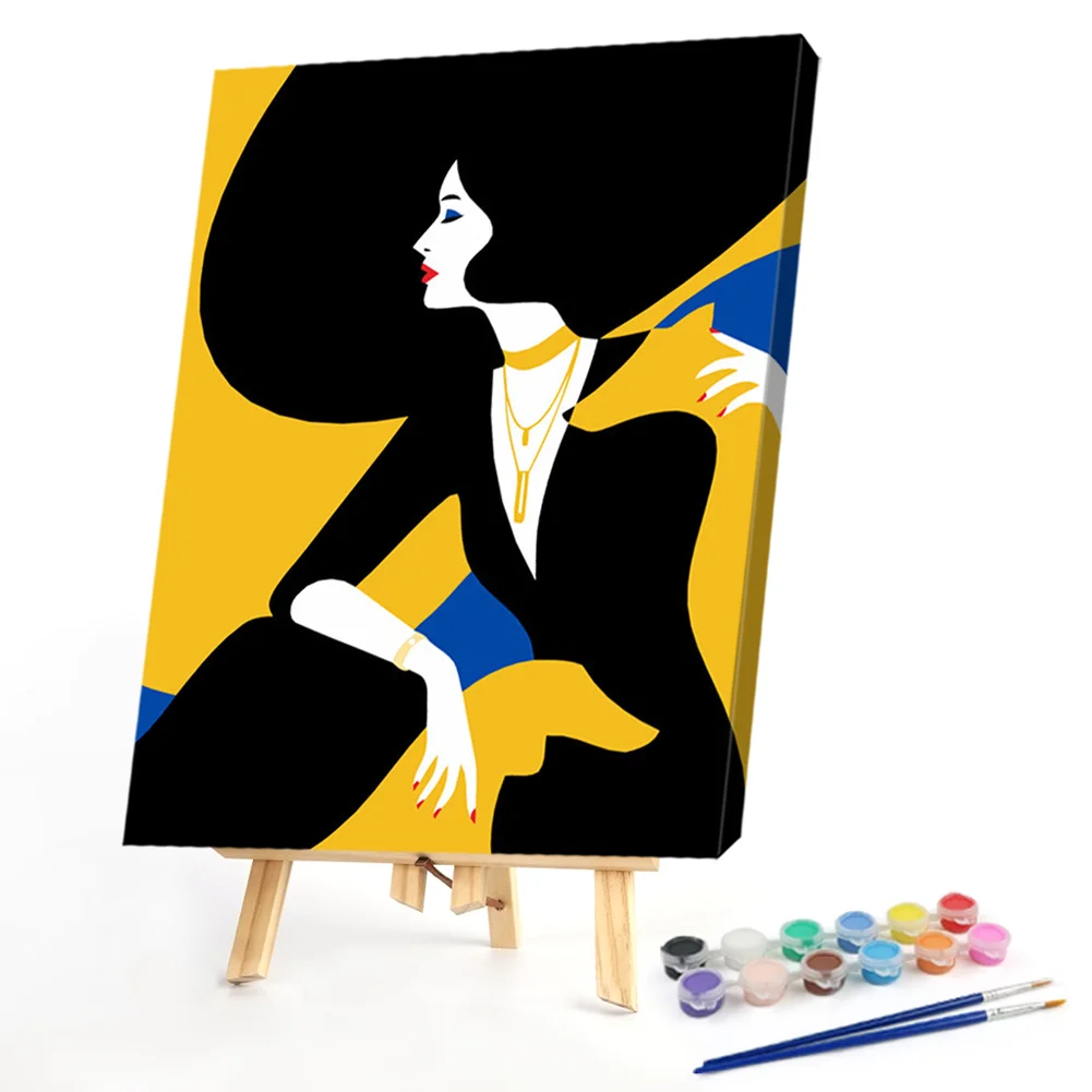Modern Girl - Paint By Numbers(50*40CM)