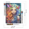 Diamond Painting -5D Full Round Drill Butterfly Fairy(40x50cm)