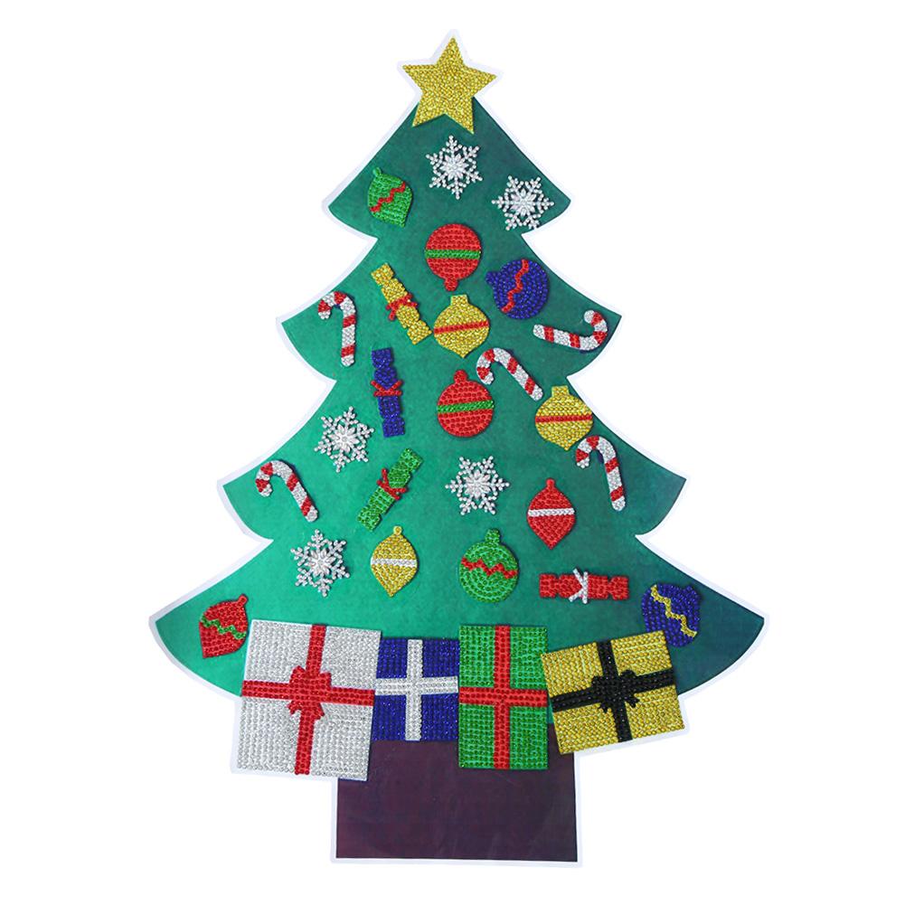 

Christmas Tree Window Decals-DIY Creative Diamond Sticker, 501 Original