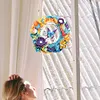 DIY Flowers Butterflies Diamond Painting Wreath （Single Sided)