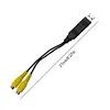 USB To CVBS RCA Video Cable 2 CVBS Output USB To RCA Cable Car Radio Accessories