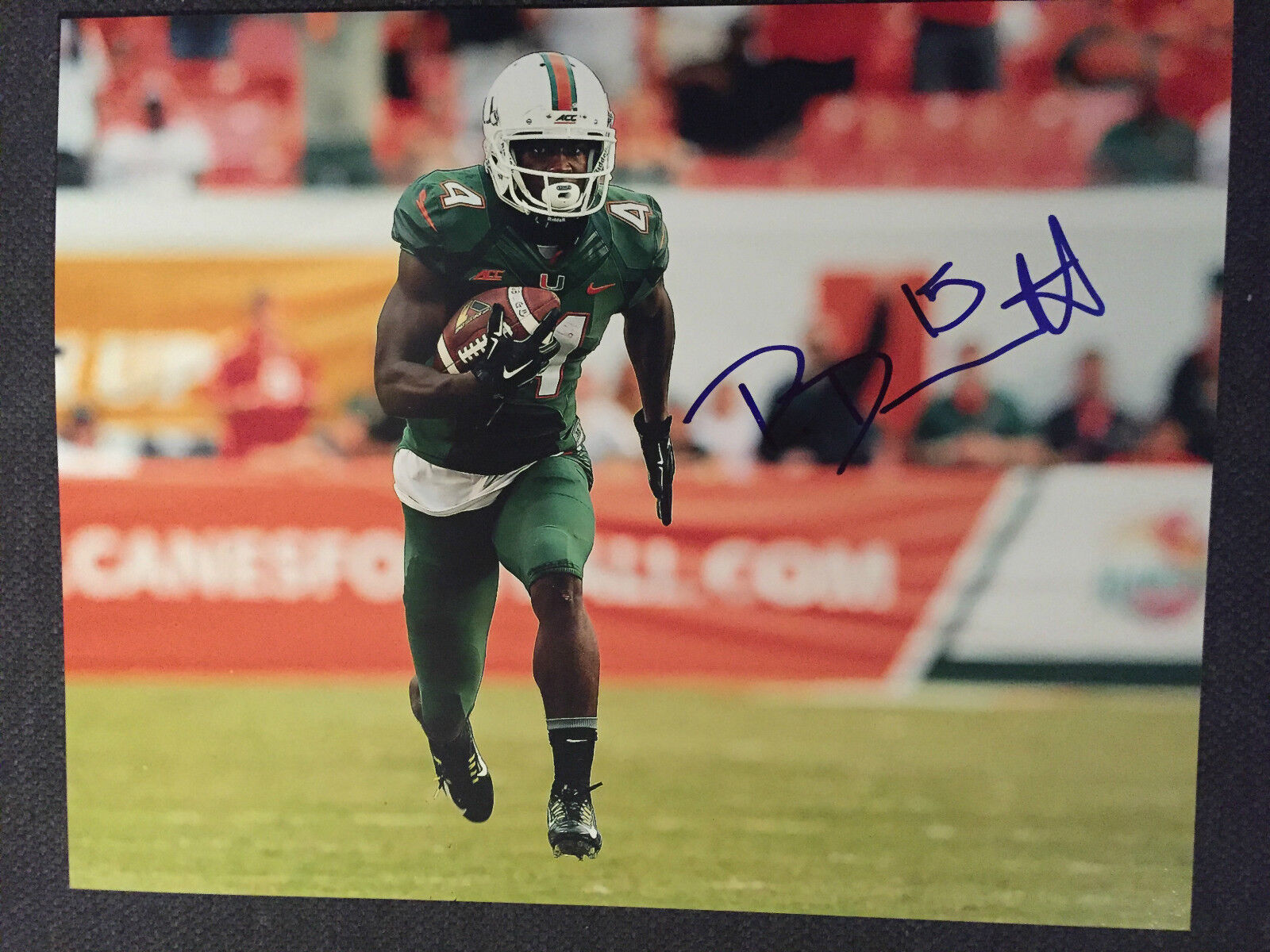 Miami Phillip Dorsett Autographed Signed 11x14 Photo Poster painting COA