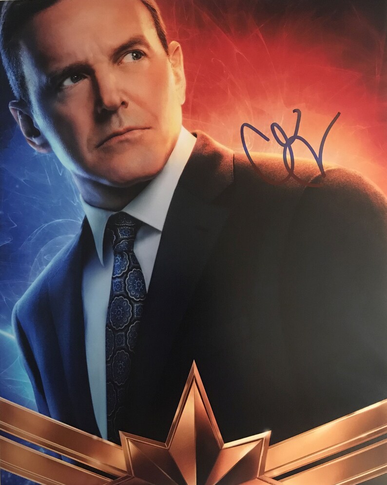 Clark Gregg Signed Autographed Captain Marvel