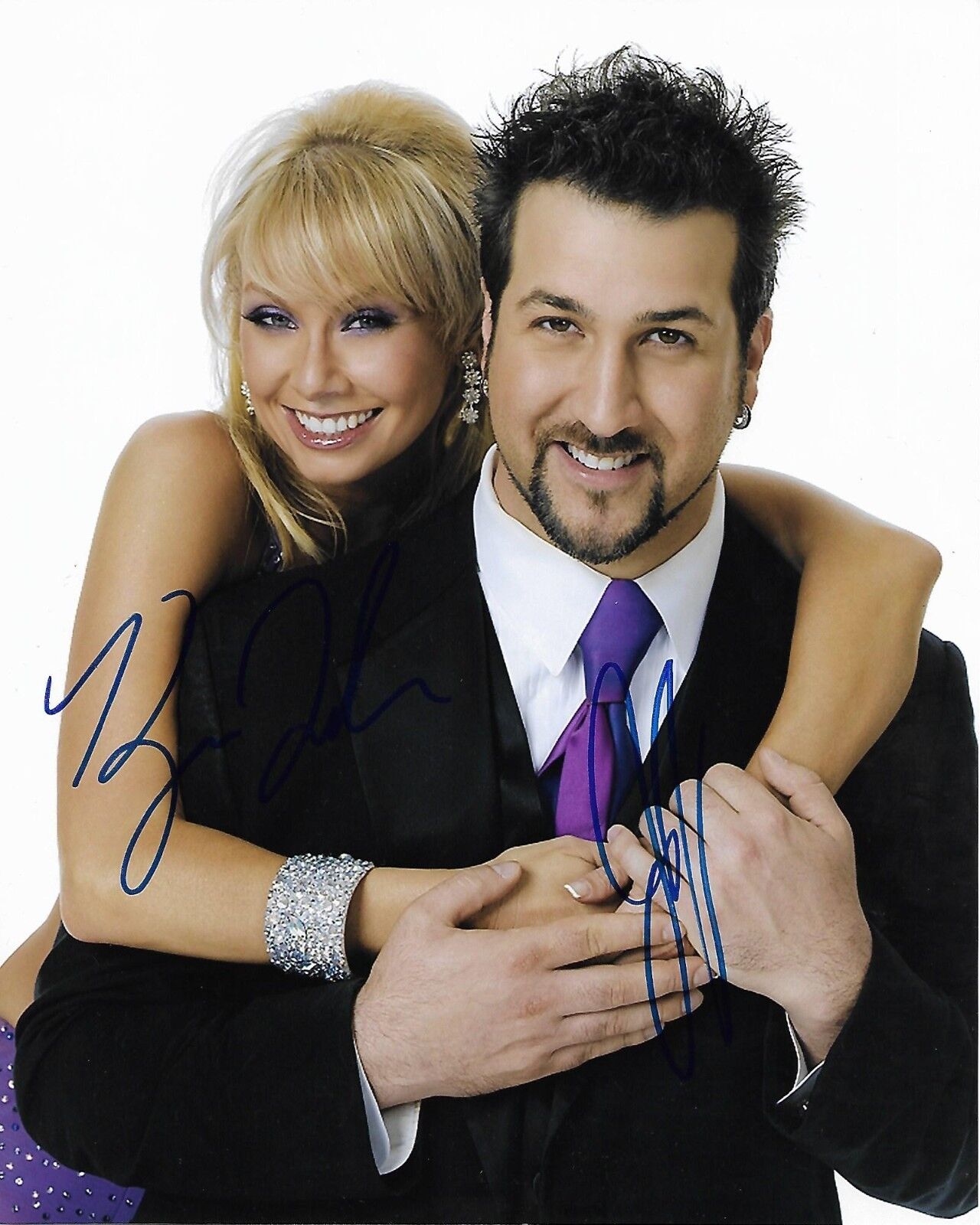 DANCING WITH THE STARS AUTOGRAPHED Photo Poster painting SIGNED 8X10 #9 JOEY FATONE KYM JOHNSON