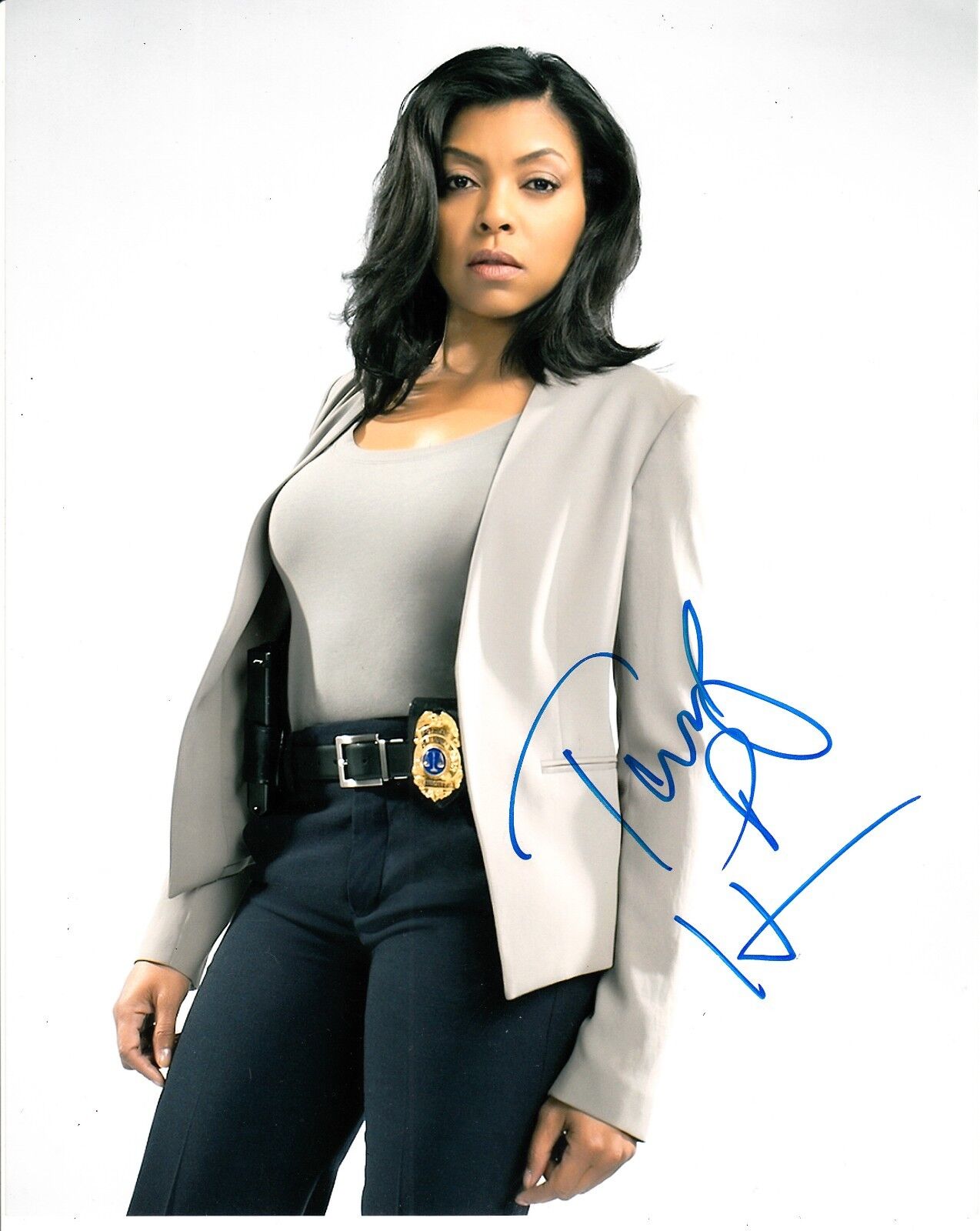 TARAJ P.HENSON SIGNED PERSON OF INTEREST Photo Poster painting UACC REG 242 (1)