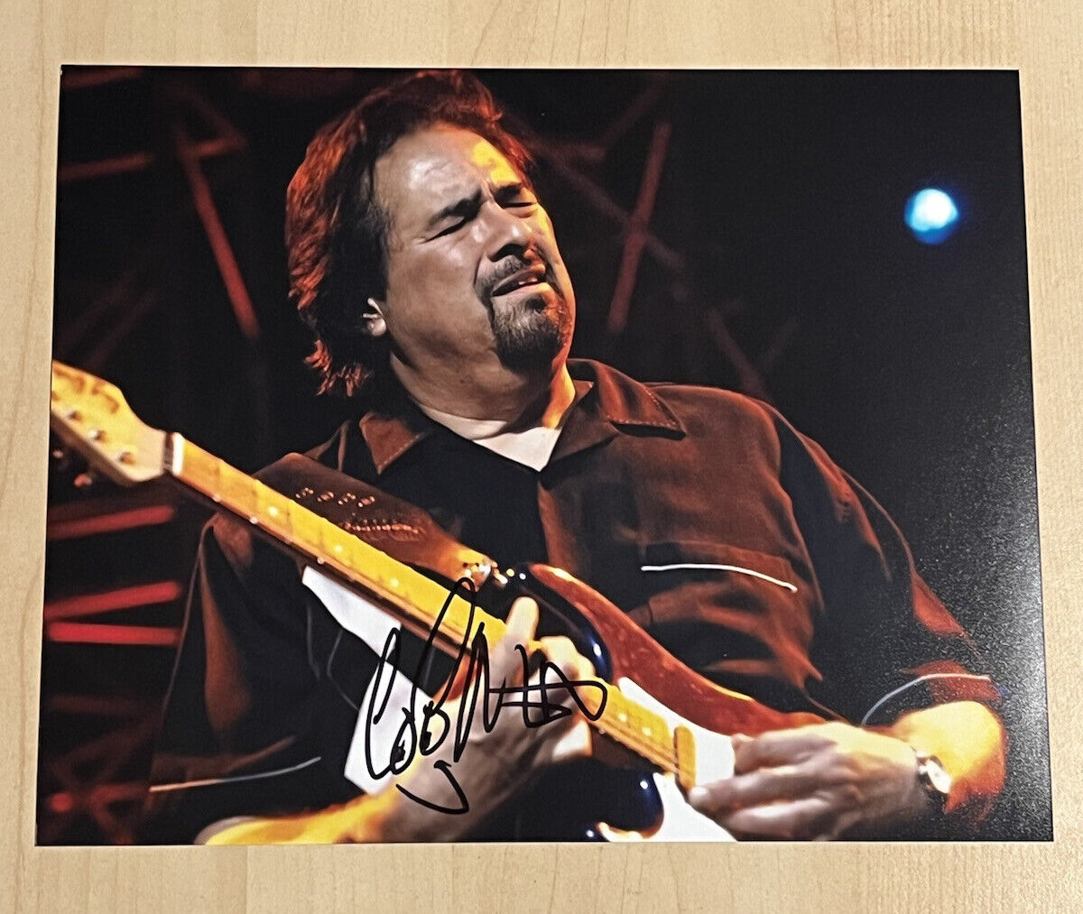 COCO MONTOYA SIGNED 8x10 Photo Poster painting AUTOGRAPHED LEGENDARY BLUES GUITARIST COA