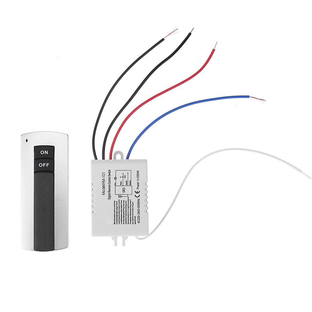 

1 Channel ON/OFF 220V Digital Wireless Remote Control Switch for Light Lamp, 501 Original