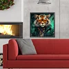 Diamond Painting -DIY Round Drill Anthropomorphic Tiger(40x40 CM)
