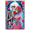 (40*60cm)Skull Tarot - Full Round Drill Diamond Painting
