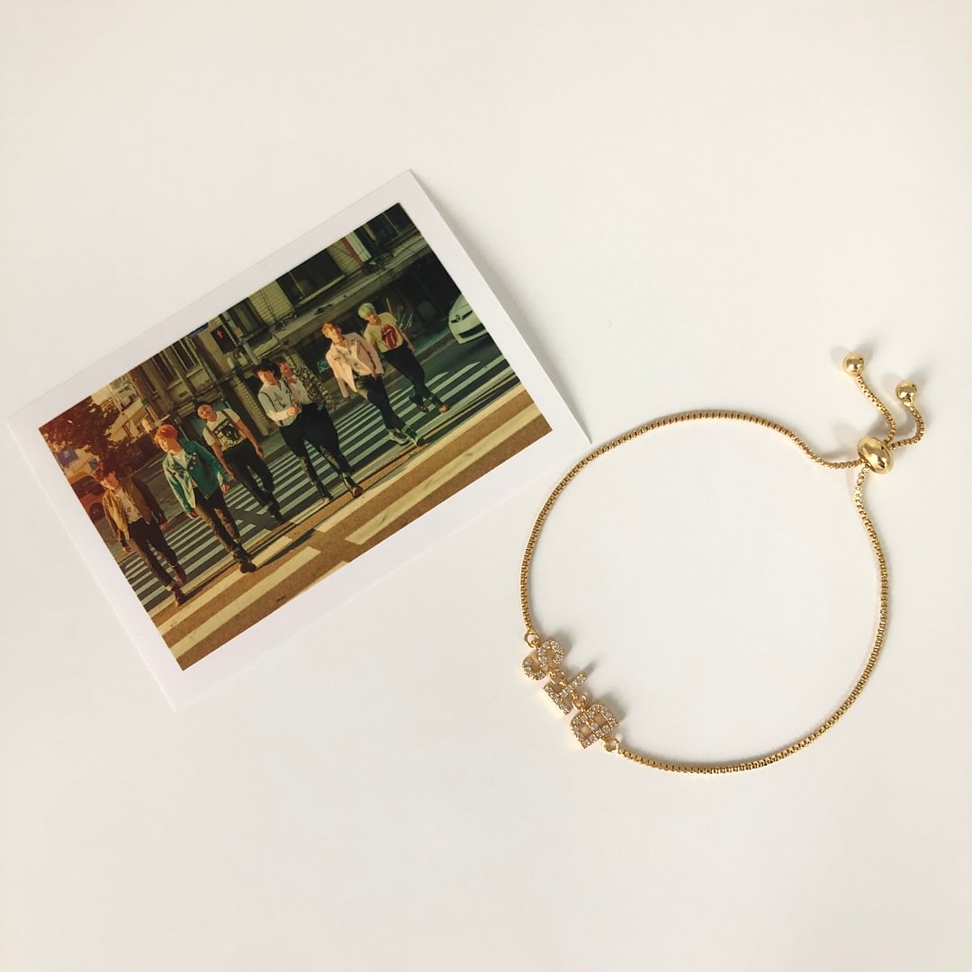 BTS Gold Adjustable Bracelet