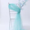 20PCS Wedding Chiavari Chair Decor 200cm Flowing Gauze Curtain Cloth