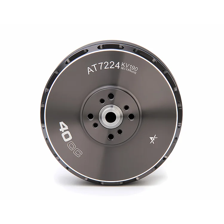 T-MOTOR AT7224 40CC Long Shaft Brushless Motor for Fixed-Wing UAVs