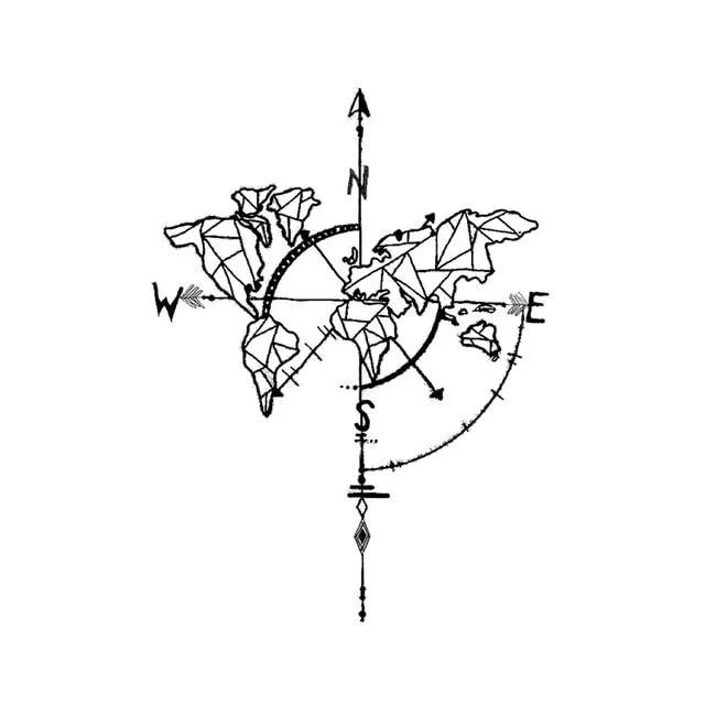 Waterproof Temporary Tattoo cute Pause Fast forward key Music key tatto Water Transfer fake tatoo 10.5*6 cm for man woman
