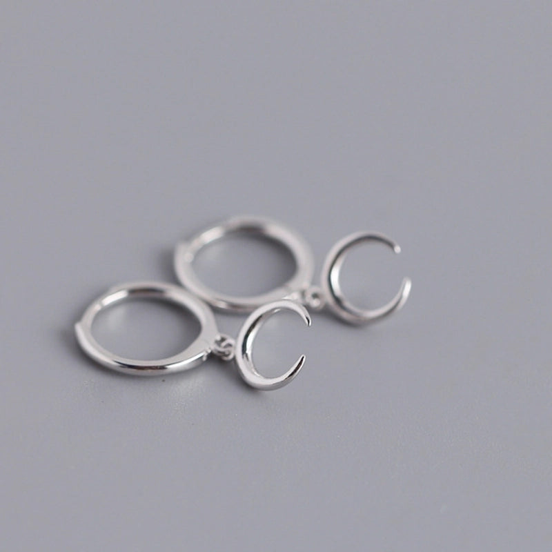 1 Pair Minimalist Geometric Plating Copper Drop Earrings