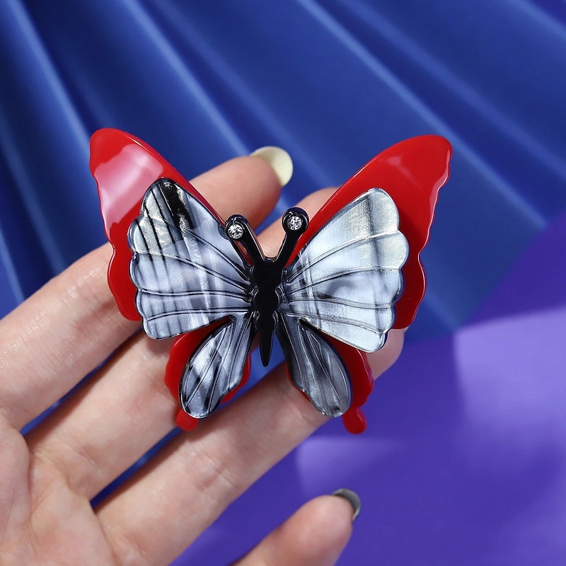 Minimalist Classic Style Pin Butterfly Arylic Stoving Varnish Unisex Brooches