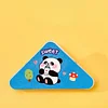 20PCS Adorable Cartoon Panda Bear Triangle Bookmark Paper File Organizing Clips Student Stationery Pins