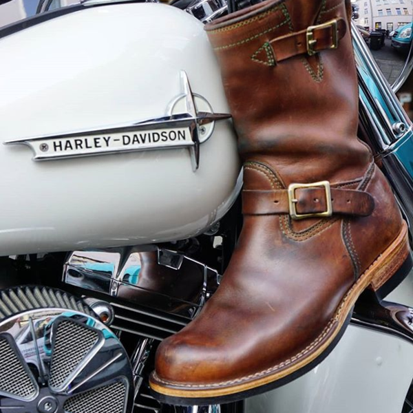 motorcycle buckle boots