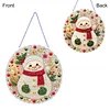 Snow DIY Diamond Painting Pendant 24cm Double-Sided Crystal Resin