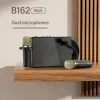 Smart Voice Song Request Bluetooth Speaker - Karaoke Machine with 2 Wireless Microphones, Portable Karaoke Machine, Karaoke Microphone with PA System, Lyrics Display, Karaoke Speaker Supporting TF Card/USB/AUX