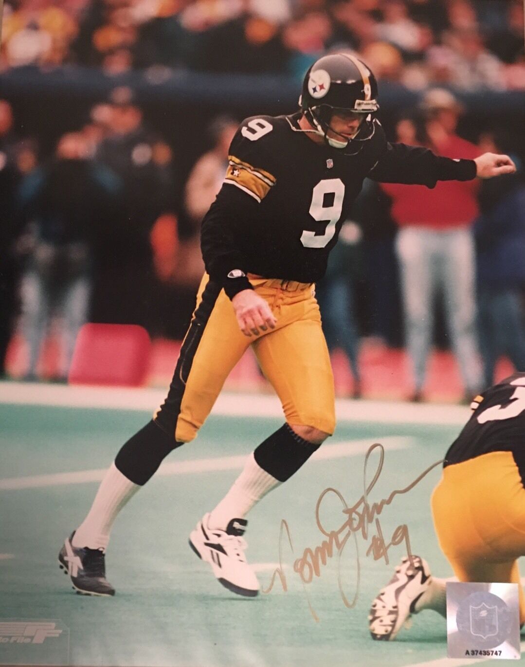 Norm Johnson AUTOGRAPH PITTSBURGH STEELERS Hand Signed 8x10 Photo Poster painting