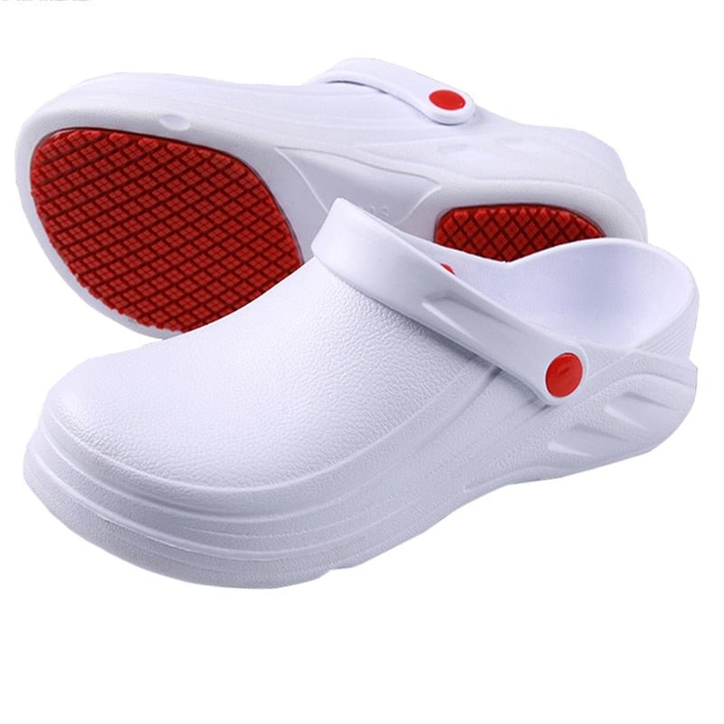 Summer Men Sandals EVA Unisex Slippers Non-slip Waterproof Oil-proof Shoes for Chef Master Hotel Restaurant Slippers