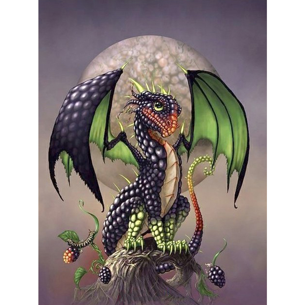 

(Multi-Size) Dragon - Round/Square Drill Diamond Painting, Square diamond 40*50cm, 501 Original