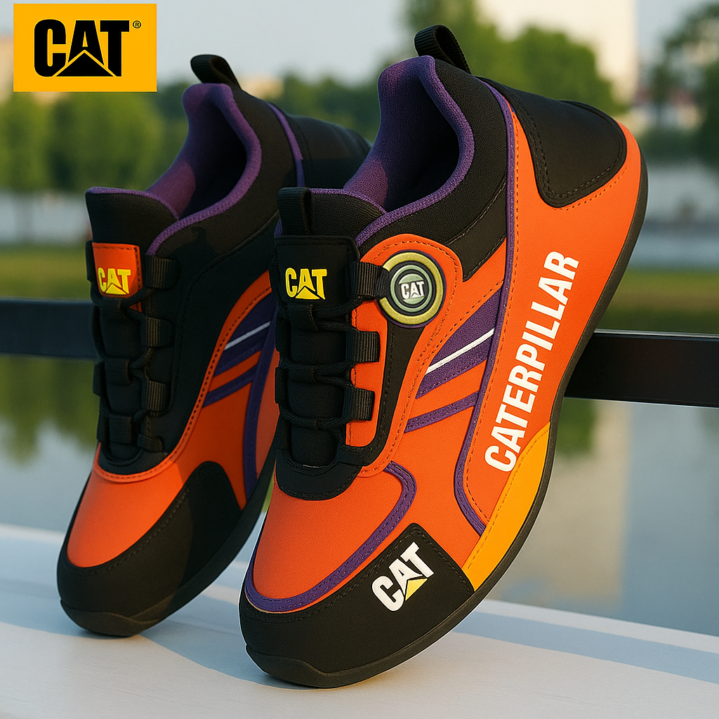 Nowe męskie buty robocze CAT® na rok 2025 są wykonane z materiału odpornego na przebicie.