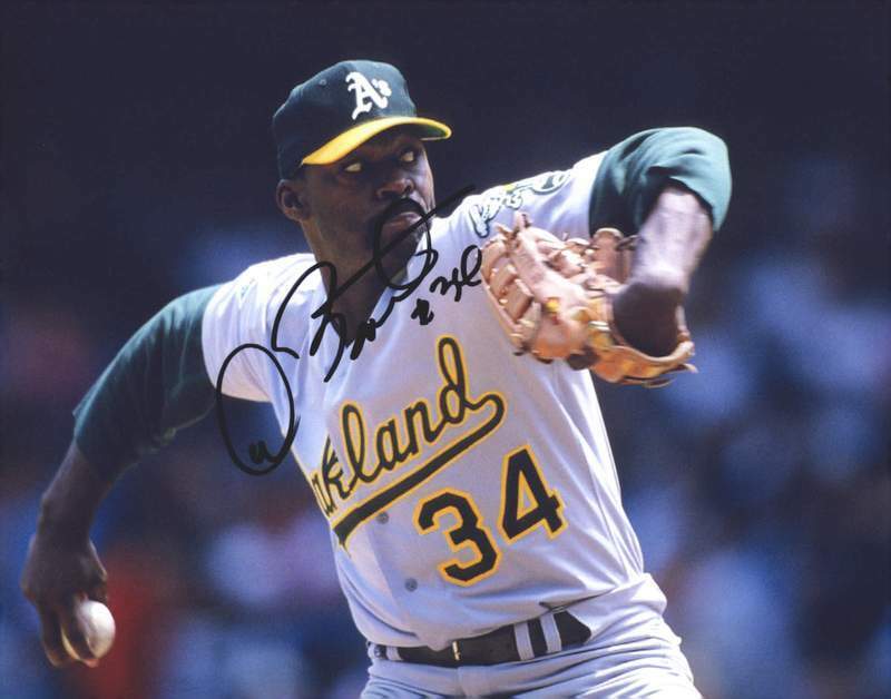 Dave Stewart authentic signed baseball 8x10 Photo Poster painting W/Cert Autographed (A0099)
