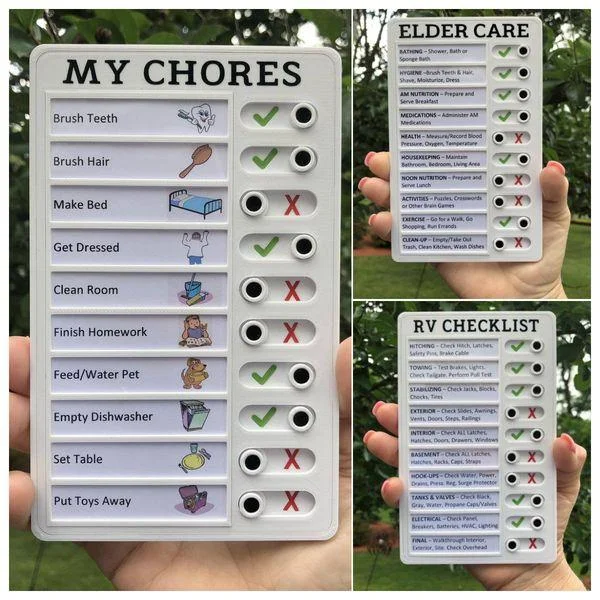 Memo Checklist Board