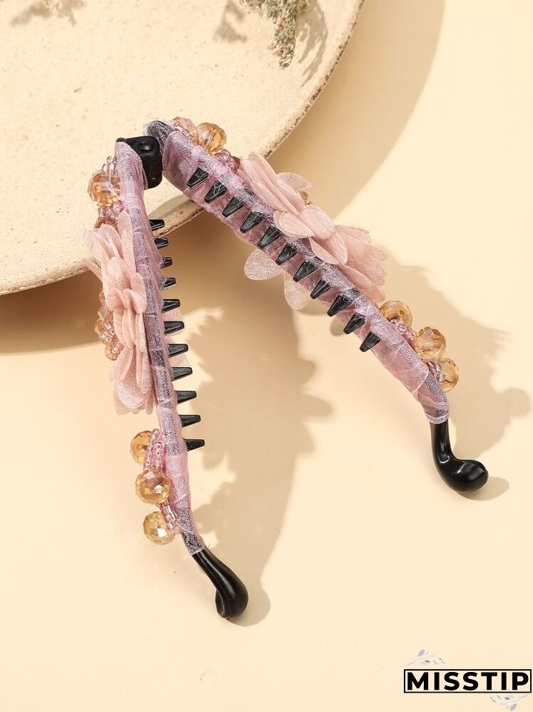 Flower Decor Hair Clip