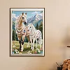 Diamond Painting-DIY Special Shaped Drill Pearl Painting Horse(30x40cm)