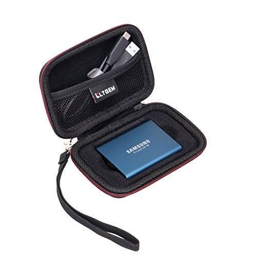 LTGEM EVA Hard Travel Carrying Case for Samsung T5/T3/T1 Portable 250GB 500GB 1TB 2TB SSD USB 3.1 External Hard Drives